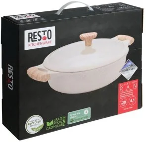 Фото: Сотейник Resto RAN 4.1L Creamy (93806) № 14 | KTC