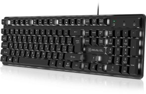 Клавіатура, REAL-EL RK-7015 USB, Black