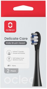 Насадка для зубної щітки Oclean X Kids P3K8 Black 2pcs (6970810557398)