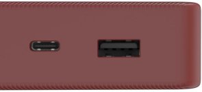 Батарея універсальна Hama Colour 20 20000mAh Red (201717)