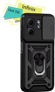 Фото: Чохол BeCover for Infinix Hot 50i X6531 - Military Black (713047) № 2 | KTC