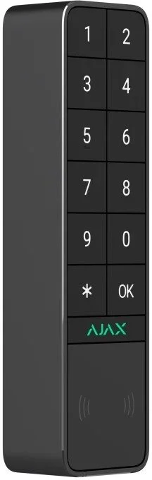 Фото: Бездротова клавіатура Ajax KeyPad Outdoor Jeweller Black (99968.286.BL1) № 2 | KTC