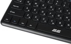 Фото: Клавіатура 2E KT100 78key ENG/UKR Wireless Black (2E-KT100WB_UA) № 6 | KTC