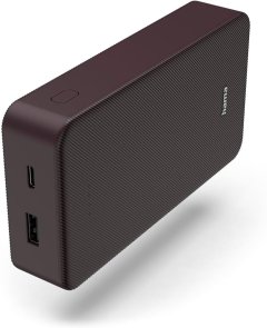 Батарея універсальна Hama Colour 20 20000mAh Plum (201715)