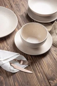 Фото: Тарілка Limited Edition SANDY CREAM 20cm (ZH-7013-3) № 3 | KTC