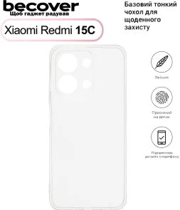 Фото: Чохол BeCover for Xiaomi Redmi 15C 4G/5G - Transparancy (713785) № 2 | KTC