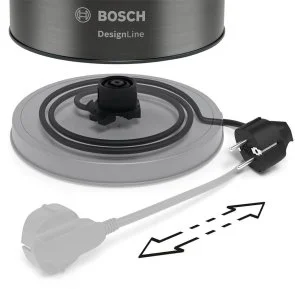 Фото: Електрочайник Bosch DesignLine Graphitic (TWK5P475) № 9 | KTC