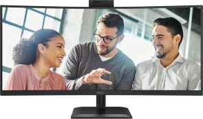 Фото: Монітор AOC CU34E4CW Black - 34" VA / 3440x1440 / 120 Гц / Adaptive Sync / HAS № 5 | KTC