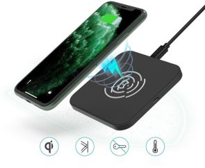 Бездротовий зарядний пристрій Choetech T511-S, 10W, Black