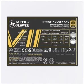Фото: Блок живлення Super Flower 1300W Leadex VII XG White (SF-1300F14XG WHITE) № 6 | KTC