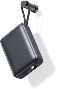 Батарея універсальна SWISSTEN Space 20000mAh, 2xUSB, 2xType-C, 22.5W, Silver