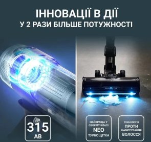 Ручний бездротовий пилосос Rowenta X-Force Flex 16.60 Animal (RH9C71E0)