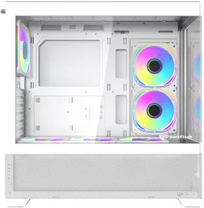 Фото: Корпус DARKFLASH DS900W Air White with window (DS900W AIR WHITE) № 2 | KTC