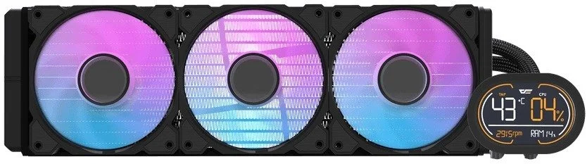 Фото: Система рідинного охолодження DARKFLASH DH360D Black (DH360D BLACK) № 3 | KTC