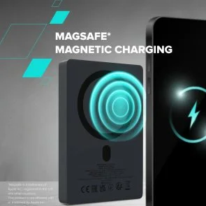 Фото: Батарея універсальна Canyon On Power 511 10000mAh 20W with MagSafe 15W Star Grey (CNS-CPB511G) № 8 | KTC