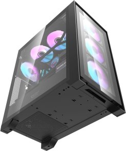 Корпус DARKFLASH DRX70 Glass Black with window (DRX70 GLASS BLACK)