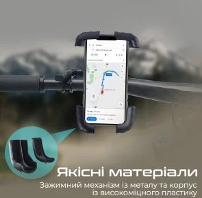 Фото: Кріплення для мобільного телефону Promate Bikemount 2 Black (6959144061788) № 4 | KTC