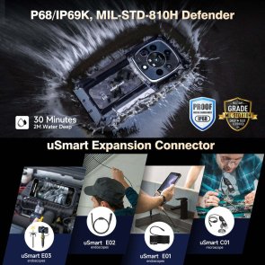 Смартфон Ulefone Armor 28 Ultra Thermal 16/1TB Epic Black (6975326668231)