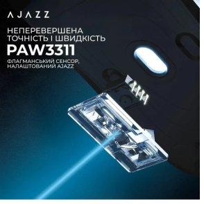 Миша Ajazz AJ139 V2 MC WL/BT/USB Red (AJ139-V2-MC-R)