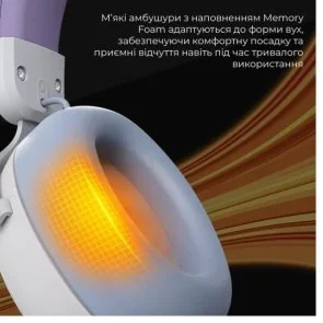 Фото: Гарнітура Ajazz AHM08 Max WL/BT Purple/White/Blue (AHM08-MAX-PWB) № 12 | KTC