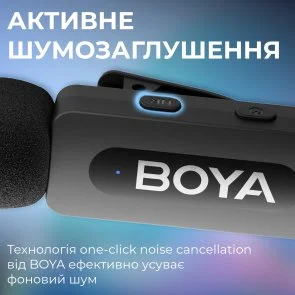 Фото: Радіосистема BOYA BY-V20 Type-C Black № 10 | KTC