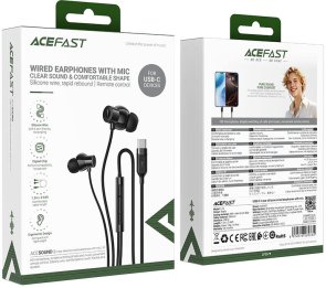 Гарнітура вакуумна Acefast L10, Black