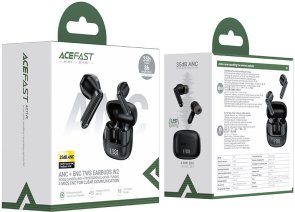 Гарнітура вкладиші Acefast W2 TWS Bluetooth, Black