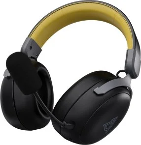 Фото: Гарнітура Ajazz AHM08 Max WL/BT Black/Grey/Yellow (AHM08-MAX-BGY) № 3 | KTC