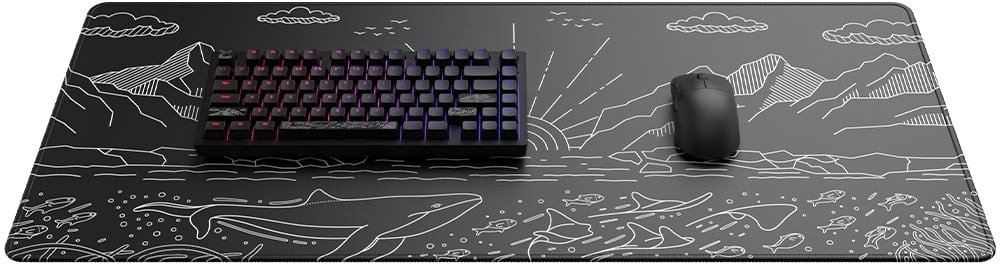 Килимок, Dark Project DPMP Nostra XL 900х400x4мм, Black ( Gaming )