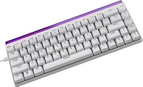 Фото: Клавіатура Ajazz NK68 Red Switch USB White (NK68-R-W) № 3 | KTC