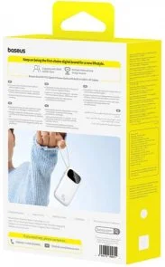 Фото: Батарея універсальна Baseus EnerFill FC31 Digital Display 20000mAh 45W White (P10082105213-00) № 5 | KTC