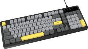 Клавіатура Ajazz AF98 USB Black/Gray/Yellow (AF98-BGY)