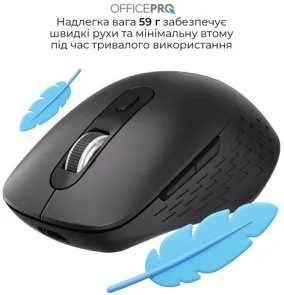 Фото: Миша OfficePro M265B Wireless Black № 8 | KTC