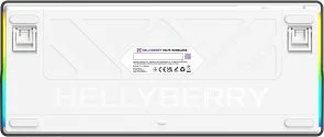Фото: Клавіатура Hator Hellyberry HK75 Mechanical Linear Wireless/BT White/Violet (HK75 wireless) № 7 | KTC