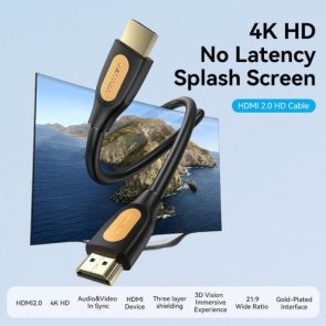 Кабель Vention HDMI/HDMI 1.5m Black (ALIBG)