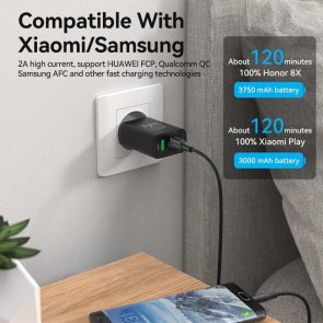 Кабель Vention AM / MicroUSB 1m Black (CTIBF)