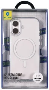 Фото: Чохол Blueo for iPhone 17 - Crystal Pro Drop Resistance MagSafe Transparent № 4 | KTC