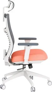 Фото: Крісло OfficePro Balance OC550-W-DG-OR White/Dark Gray/Orange № 5 | KTC