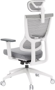 Крісло OfficePro Elegant OC600 White/Light Gray (OC600-W-LG-LG)