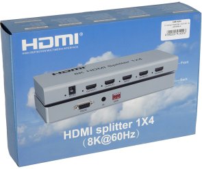 Сплітер PowerPlant HDMI 8K 1x4 HDSP8K-4 (CA914203)