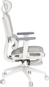 Крісло OfficePro Skyline Footrest OC750 White/Light Gray (OC750-W-LG-LG)