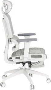 Фото: Крісло OfficePro Skyline Footrest OC750 White/Light Gray (OC750-W-LG-LG) № 6 | KTC