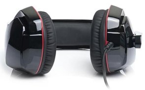 Гарнітура накладна ReaL-EL GDX-7800, Black/Red ( Gaming )