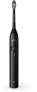 Фото: Електрична зубна щітка Philips Sonicare 3100 series Black/Pink 2 in pack + Travel case (HX4072/42) № 2 | KTC