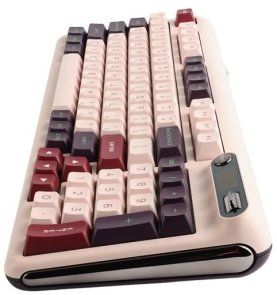 Клавіатура KZZI K98 Rainbow Switch ENG/UKR WL/BT/USB Nezuko Purple (6977534870413)