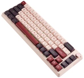 Клавіатура KZZI K68 Pro Rainbow Switch ENG/UKR WL/BT/USB Nezuko Purple (6977534870475)