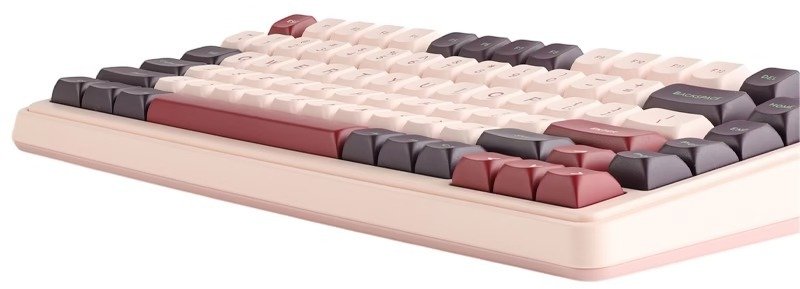 Клавіатура KZZI K75 Lite Rainbow Switch WL/BT/USB Nezuko Purple (6935280824647)