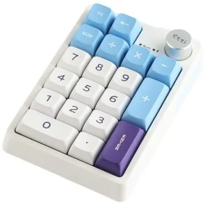 Фото: Клавіатура KZZI K20 Meeting Switch WL/BT/USB Blue Sea (6935280823404) № 2 | KTC
