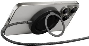 Бездротовий зарядний пристрій Native Union SnapStand Qi2 Black (SNST-QI2-BLK)