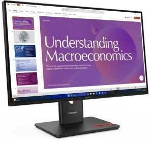 Фото: Монітор Lenovo T24d-40 Eclipse Black (64B9GAT1UA) - 23.8" IPS / 1920×1080 / 120 Гц / Pivot / HAS № 2 | KTC